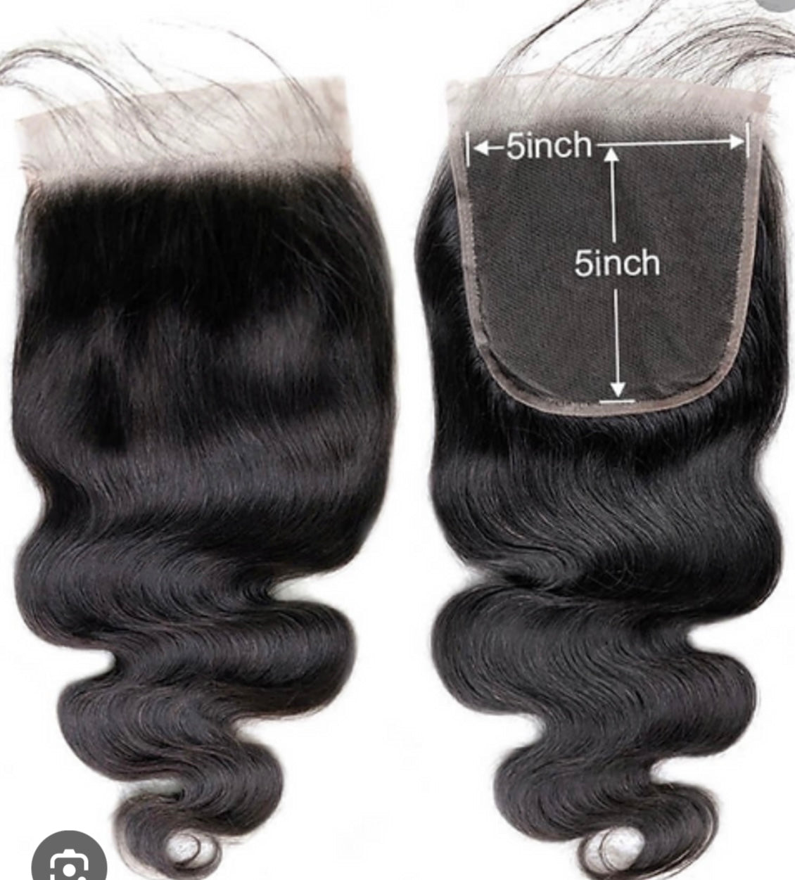 DOUBLE DRAWN VIRGIN WAVY 5*5 CLOSURE