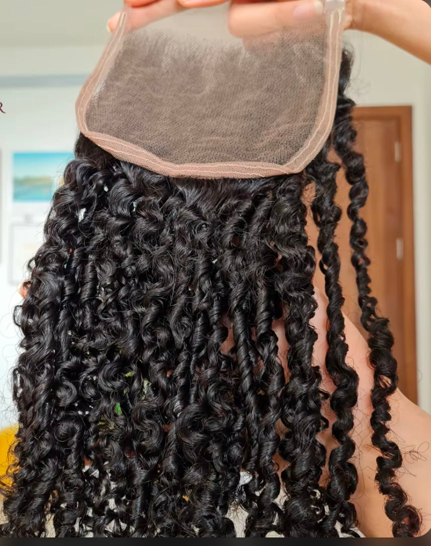 Super Double Drawn Pixie 5x5 closures