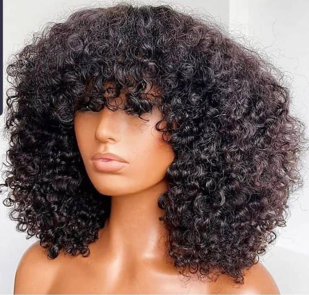 10" SDD Exotic Curls Fringe Wig
