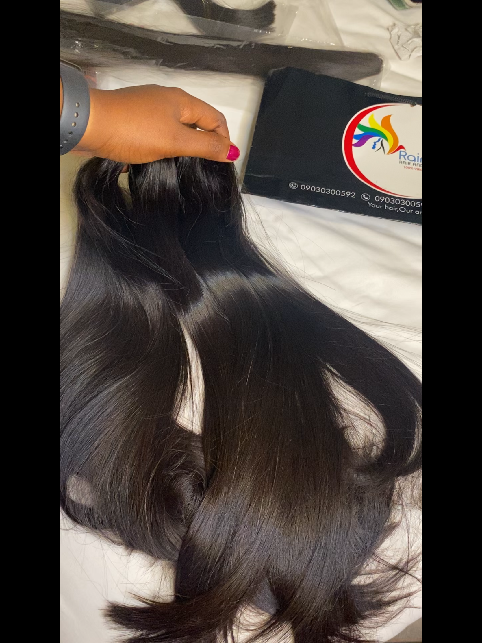 Raw Indian bone straight bundles