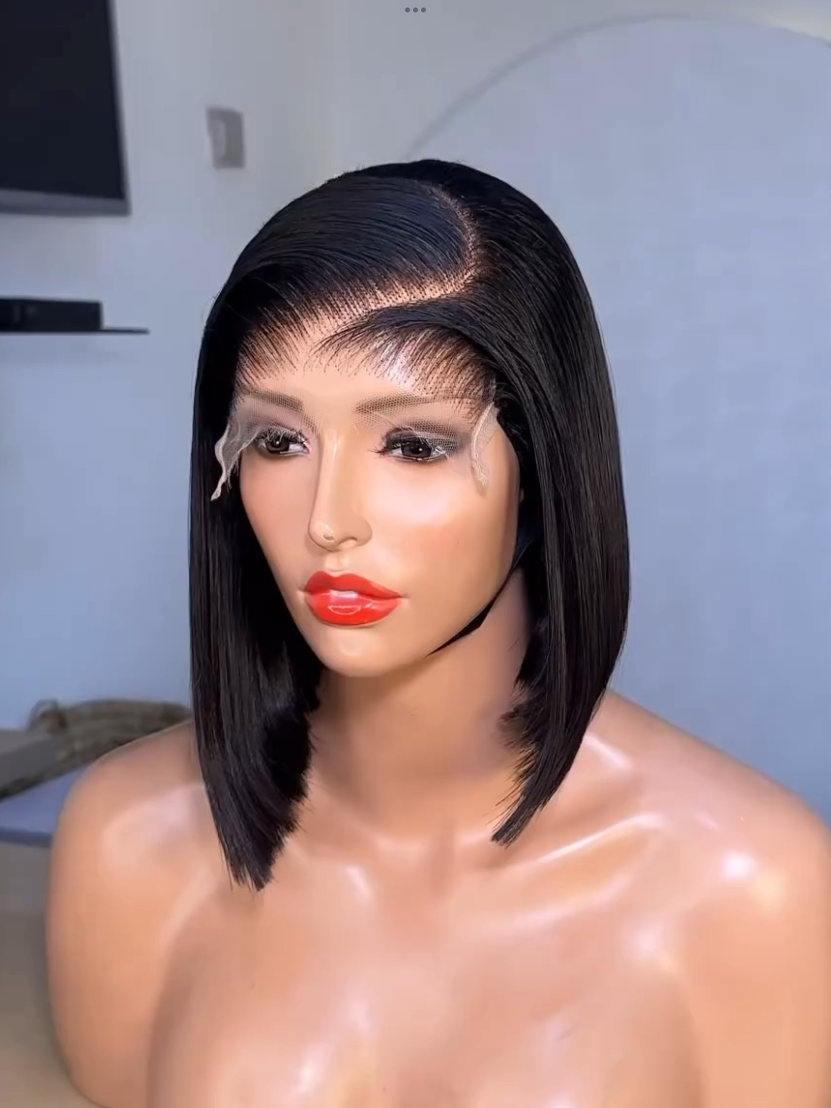 10" SDD Raw Vietnam Bone Straight 5x5 closure Wig