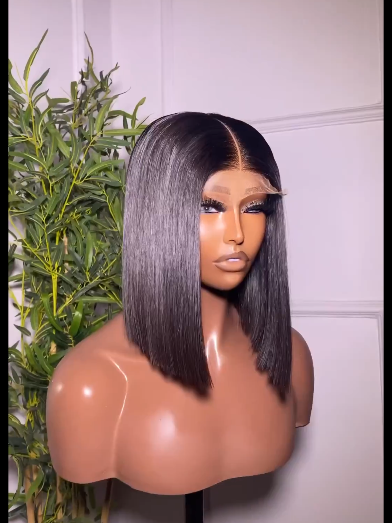 10" SDD Single donor baby thin Vietnam bone straight blunt Bob Kim K Wig