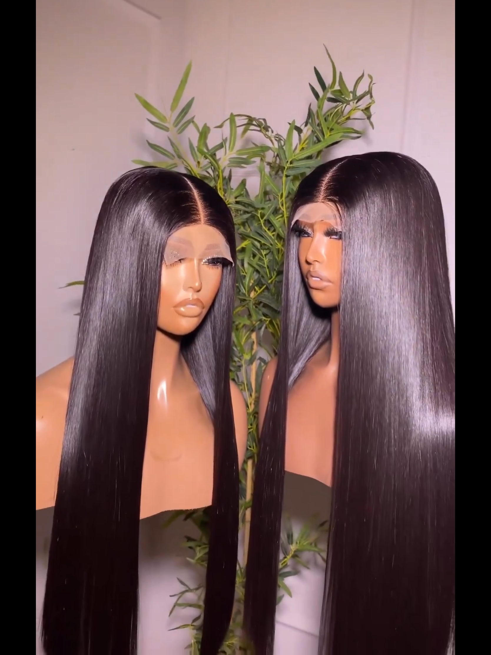 22" SDD Raw Donor Vietnam Bone Straight 5x5  Bob Wig