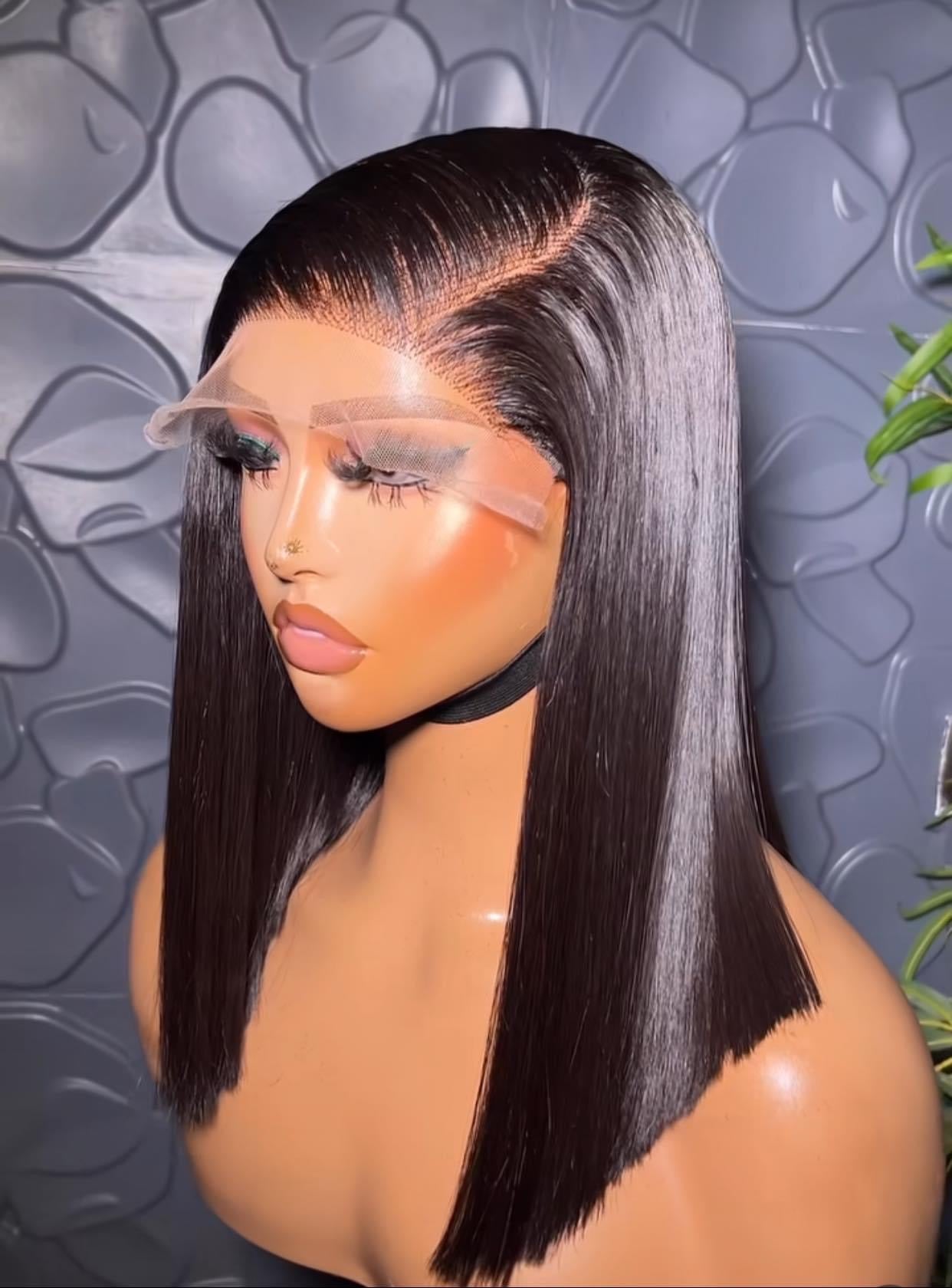 16" SDD Raw Vietnam donor bone straight 5x5 Wig(Preorder)