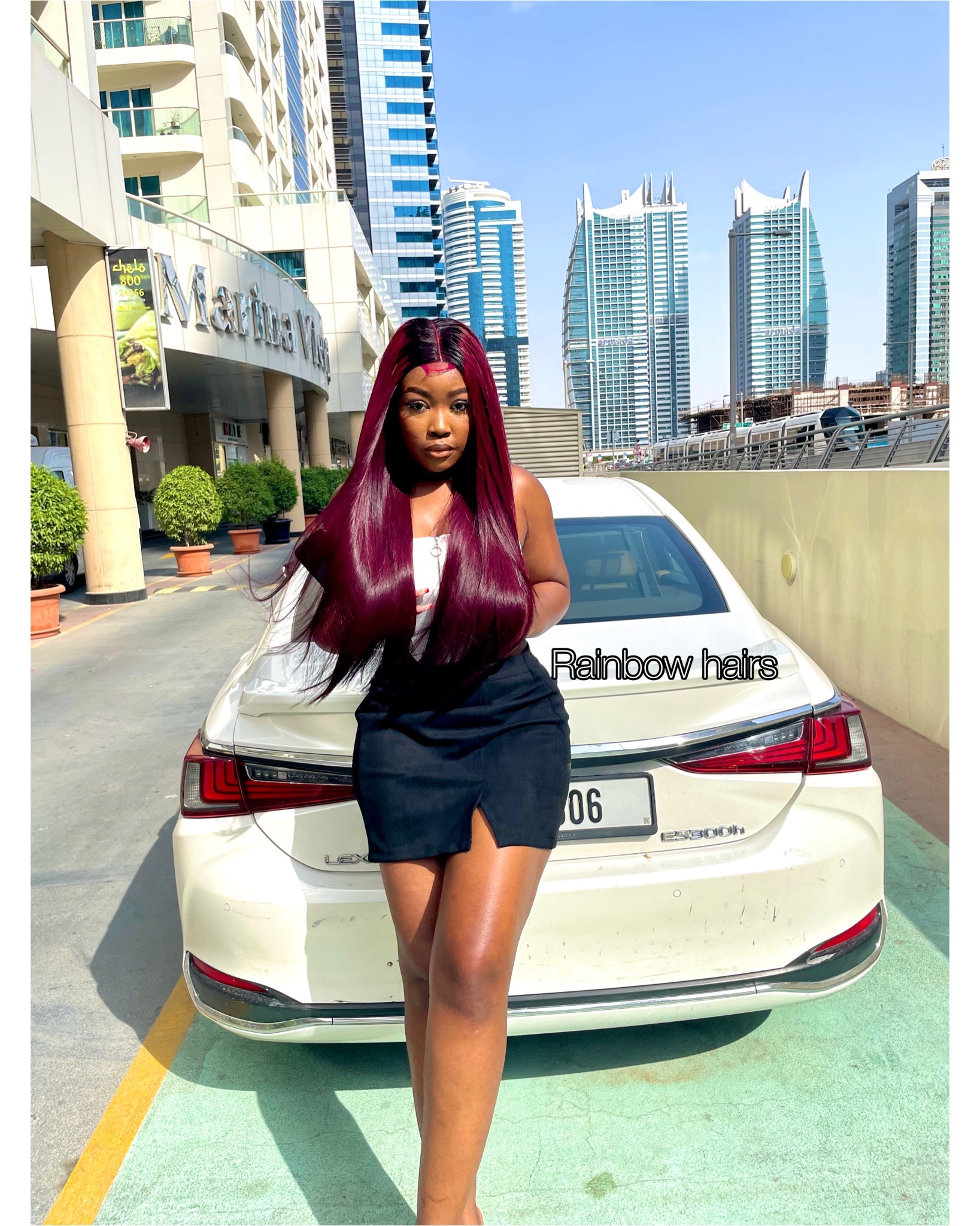 SDD Raw Vietnam burgundy bone straight bundles 200g