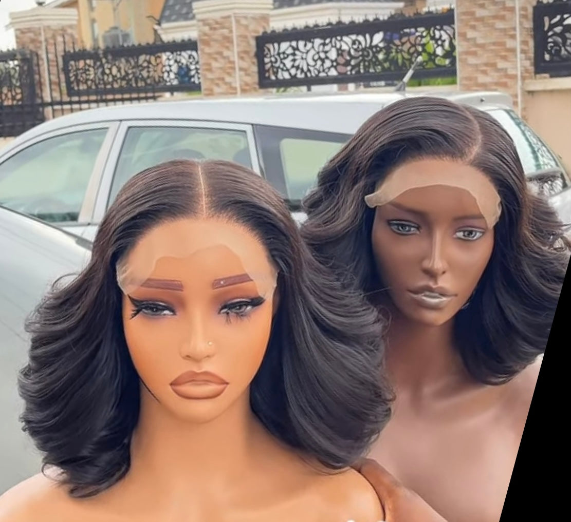 SDD Raw Vietnam donor natural bouncy 5x5 closure Wig(Natural Bouncy)