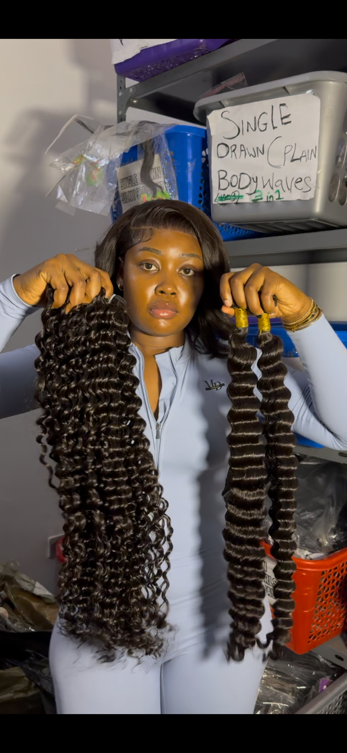 32" Double Drawn Asian donor deep bundles