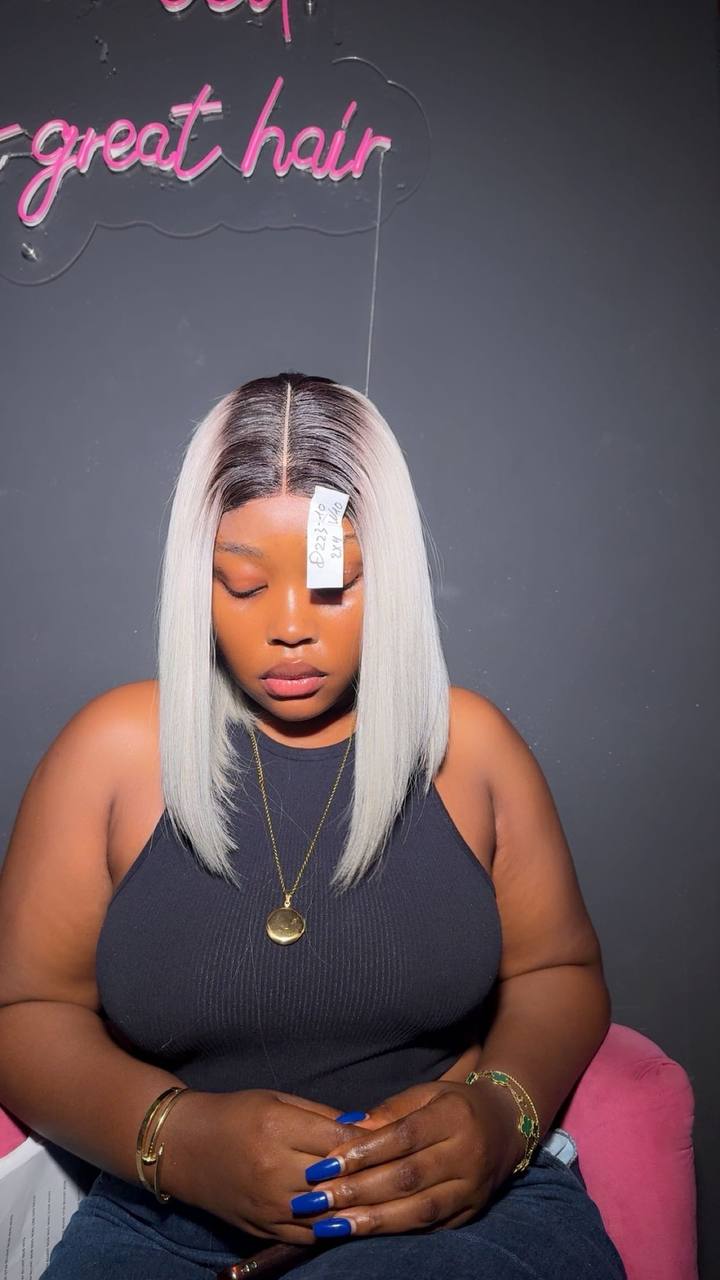 AWOOF13: 10” VIETNAM DONOR ASH BONE STRAIGHT 2X4 WIG