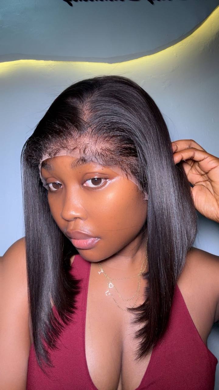 AWOOF14: 12” SDD VIETNAM DONOR BONE STRAIGHT FRONTAL WIG