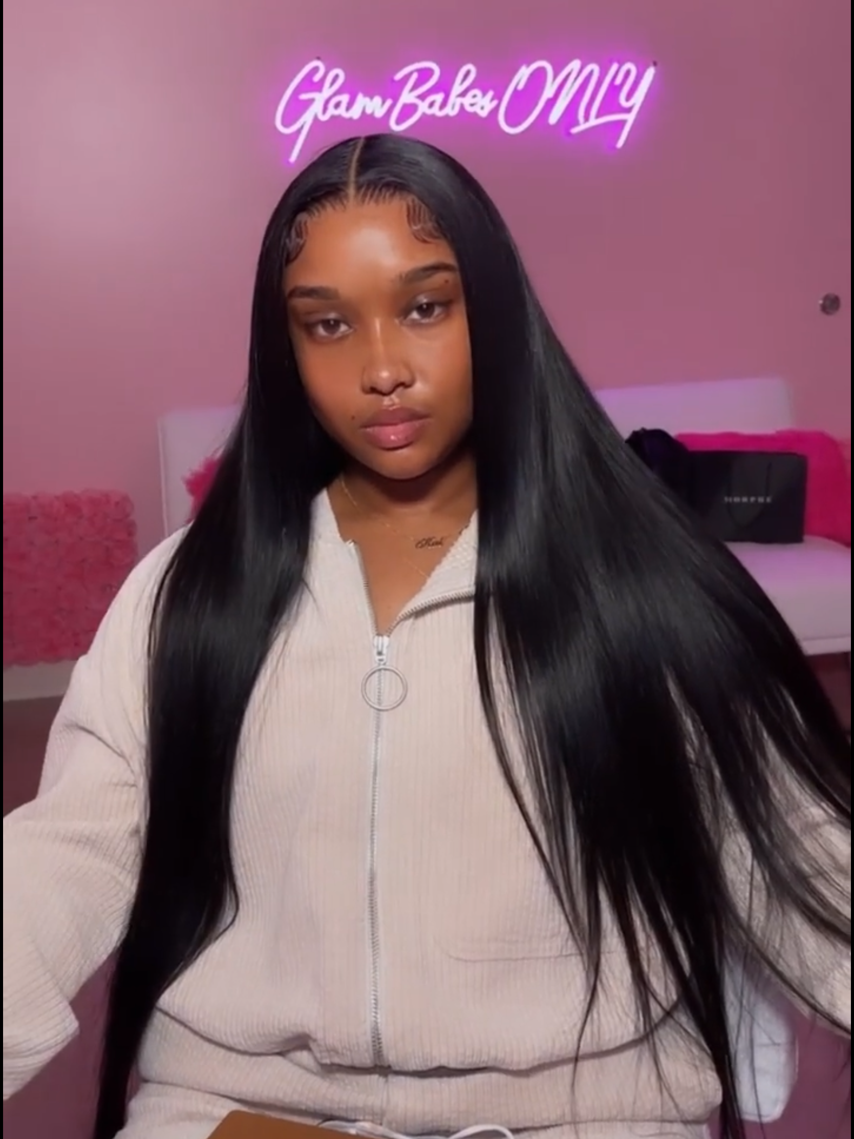 Raw Virgin super silky straight full frontal wig
