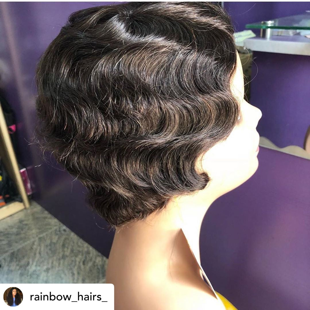Sea Waves Finger Waves Wig