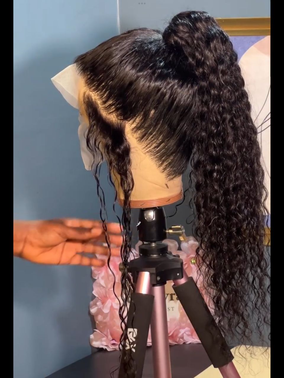 Raw Virgin Carribbean Deep 360' frontal Wig