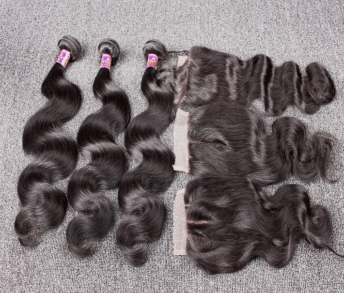 Raw Vietnamese Body wave bundles 200g