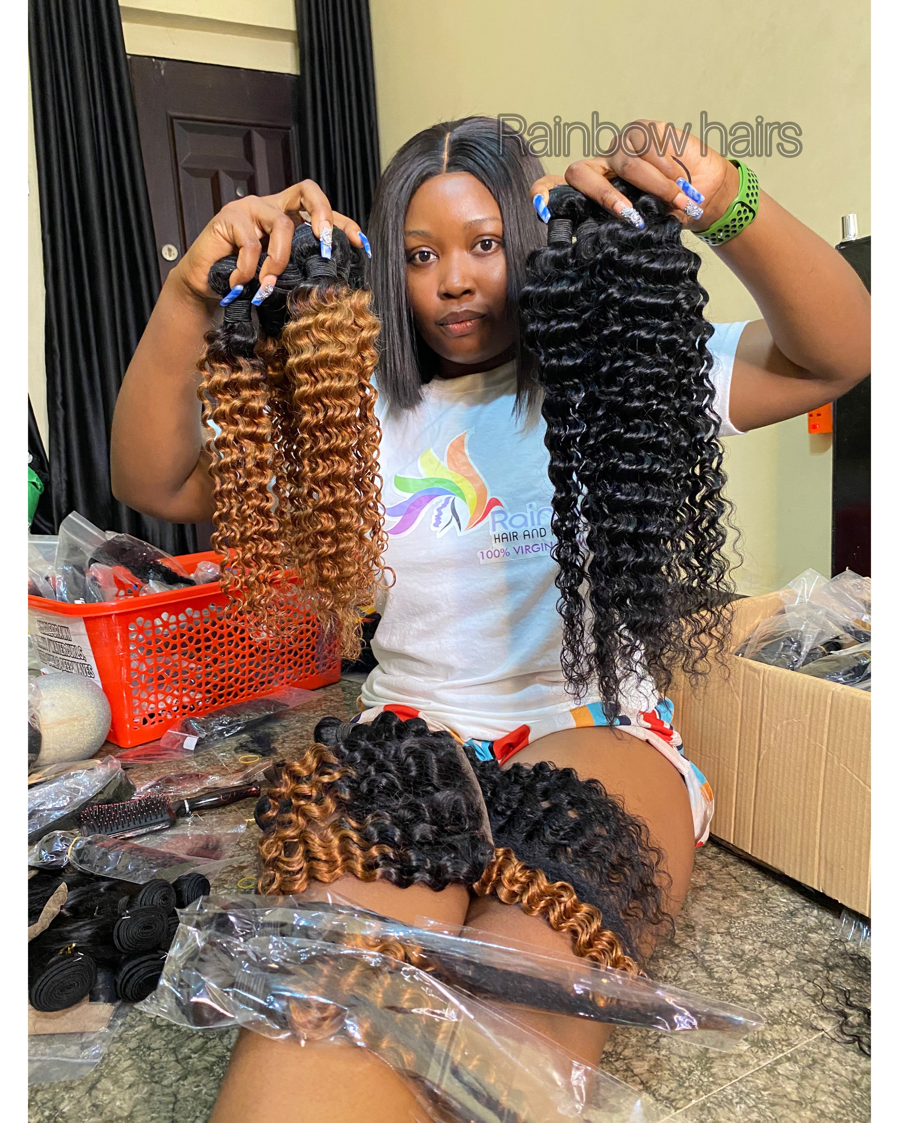 Raw Vietnamese 1b/30 deep bundles + 4x4 closure