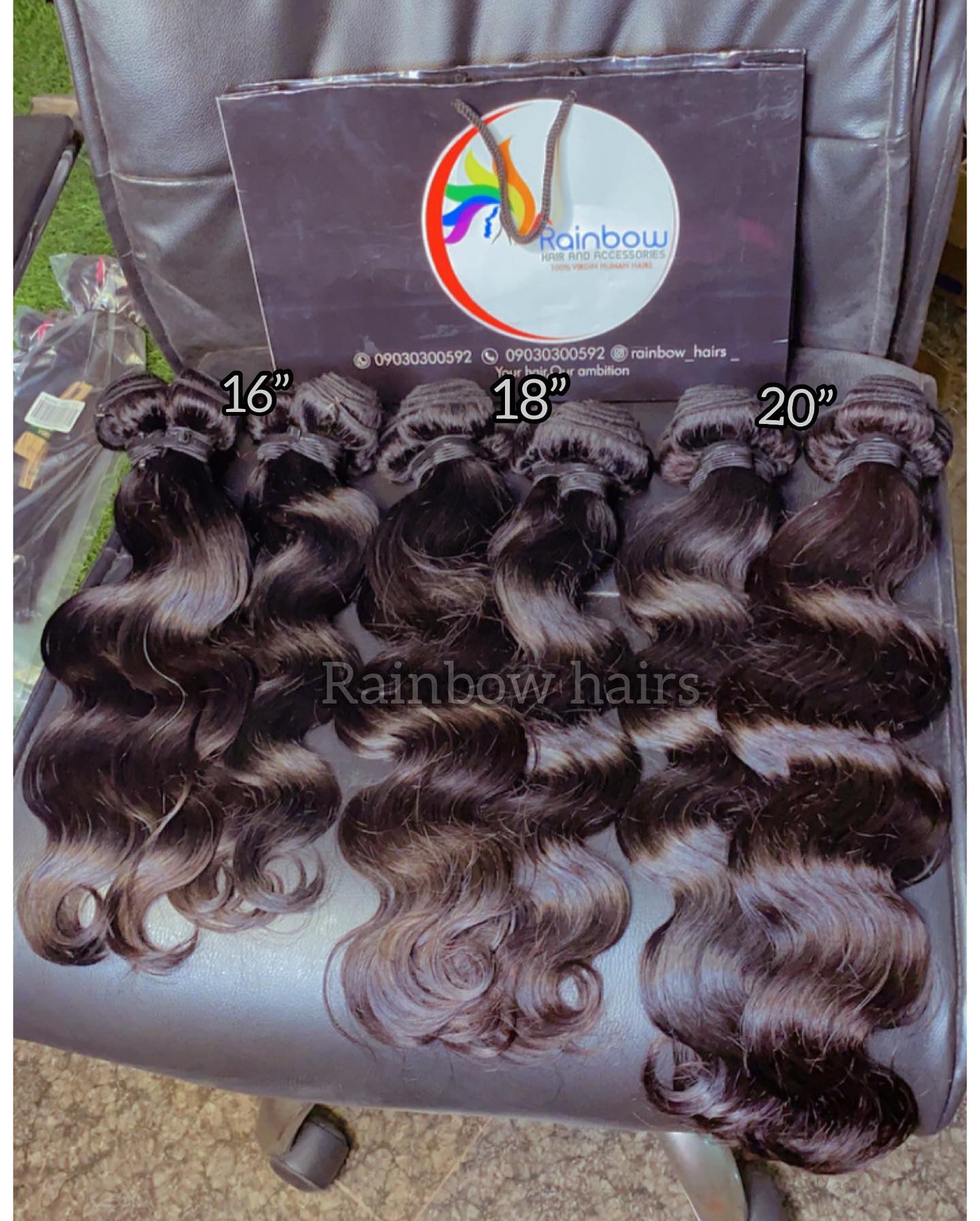Raw Vietnamese 3in1 body wave bundles + 13x4 full frontal