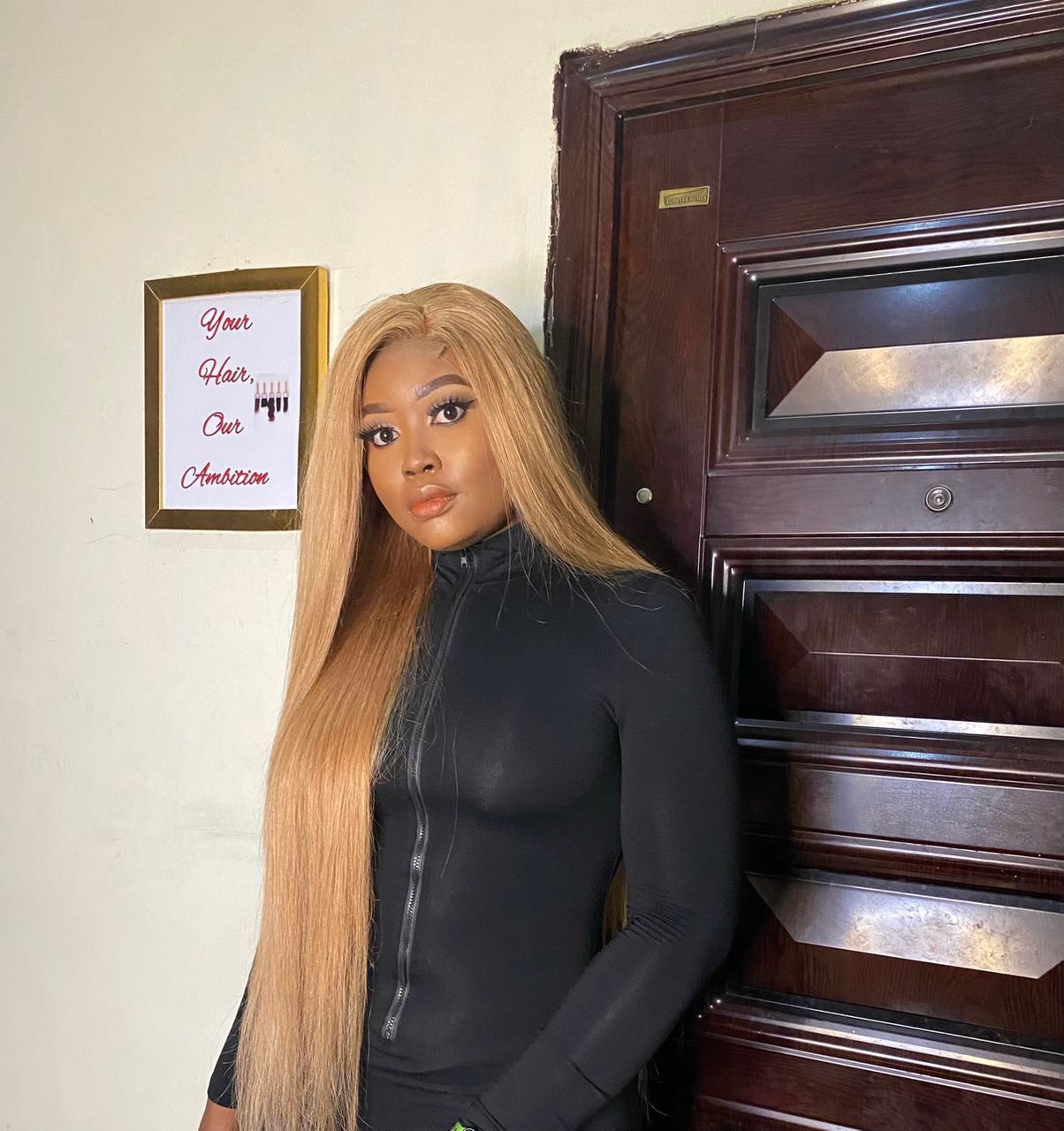 Double Drawn Gorgeous Blonde Full Closure Wig(300grams)