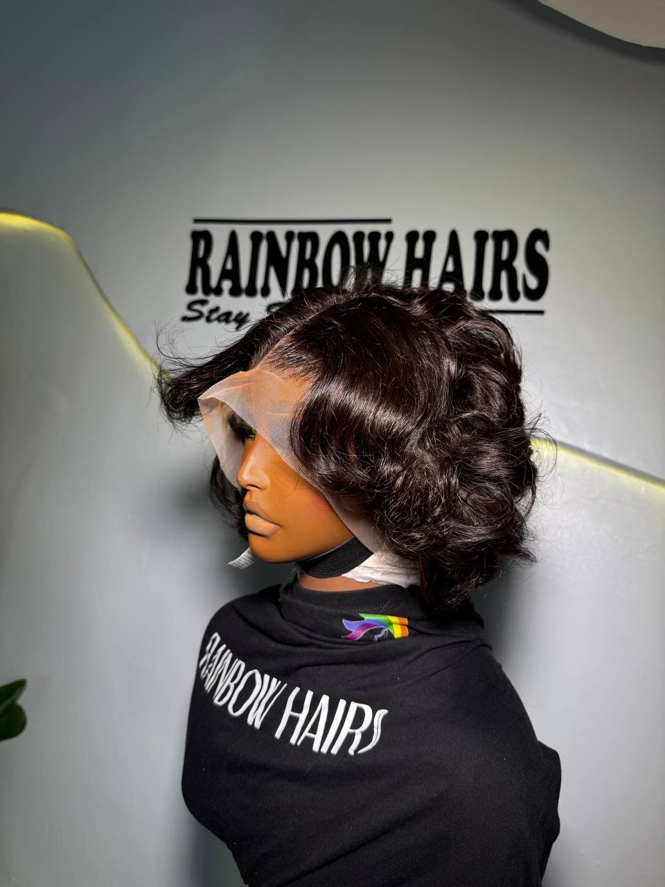 TYW34: SDD PIXIE CUT BOUNCY FULL FRONTAL WIG