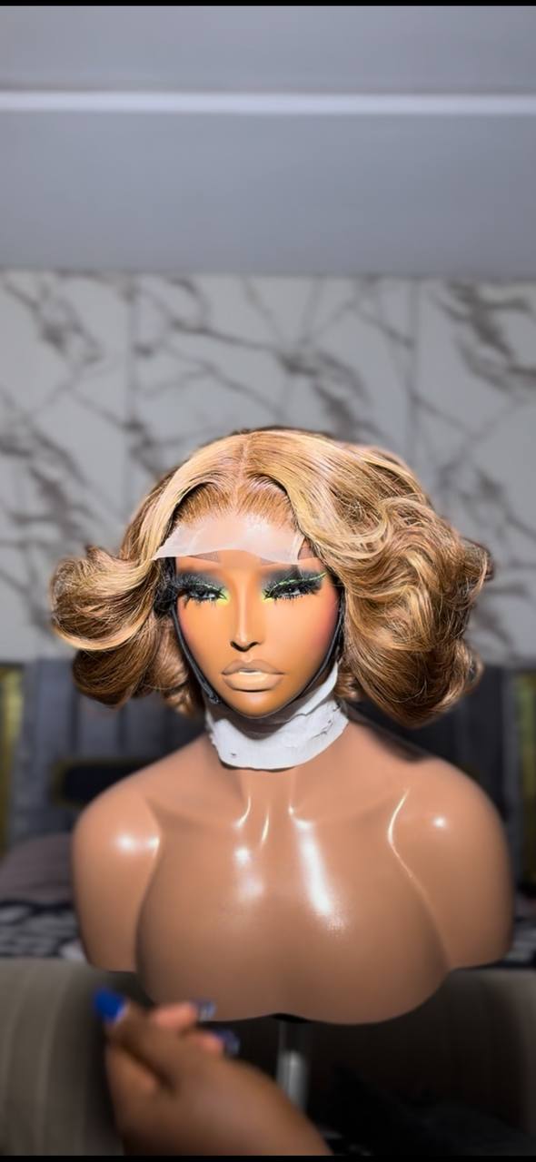 TYW43 SDD Superfull highlight rich bouncy wig