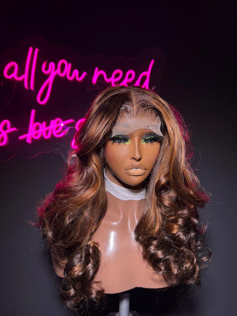 SDD Highlight Layered Bouncy Bundles + 12” 4x4 Closure (layered length)