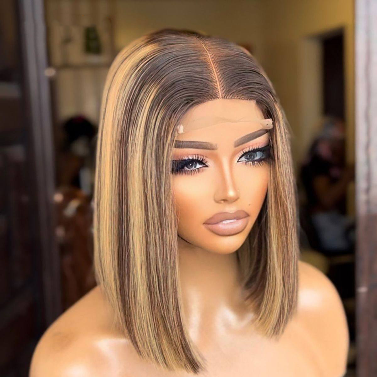 DD VIRGIN PIANO KIM K BLUNT BOB WIG