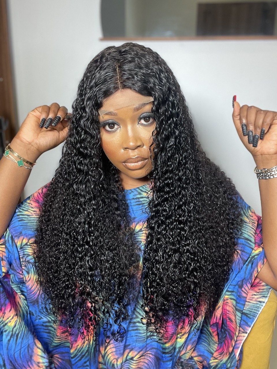 Super Double Drawn Raw Curly bundles