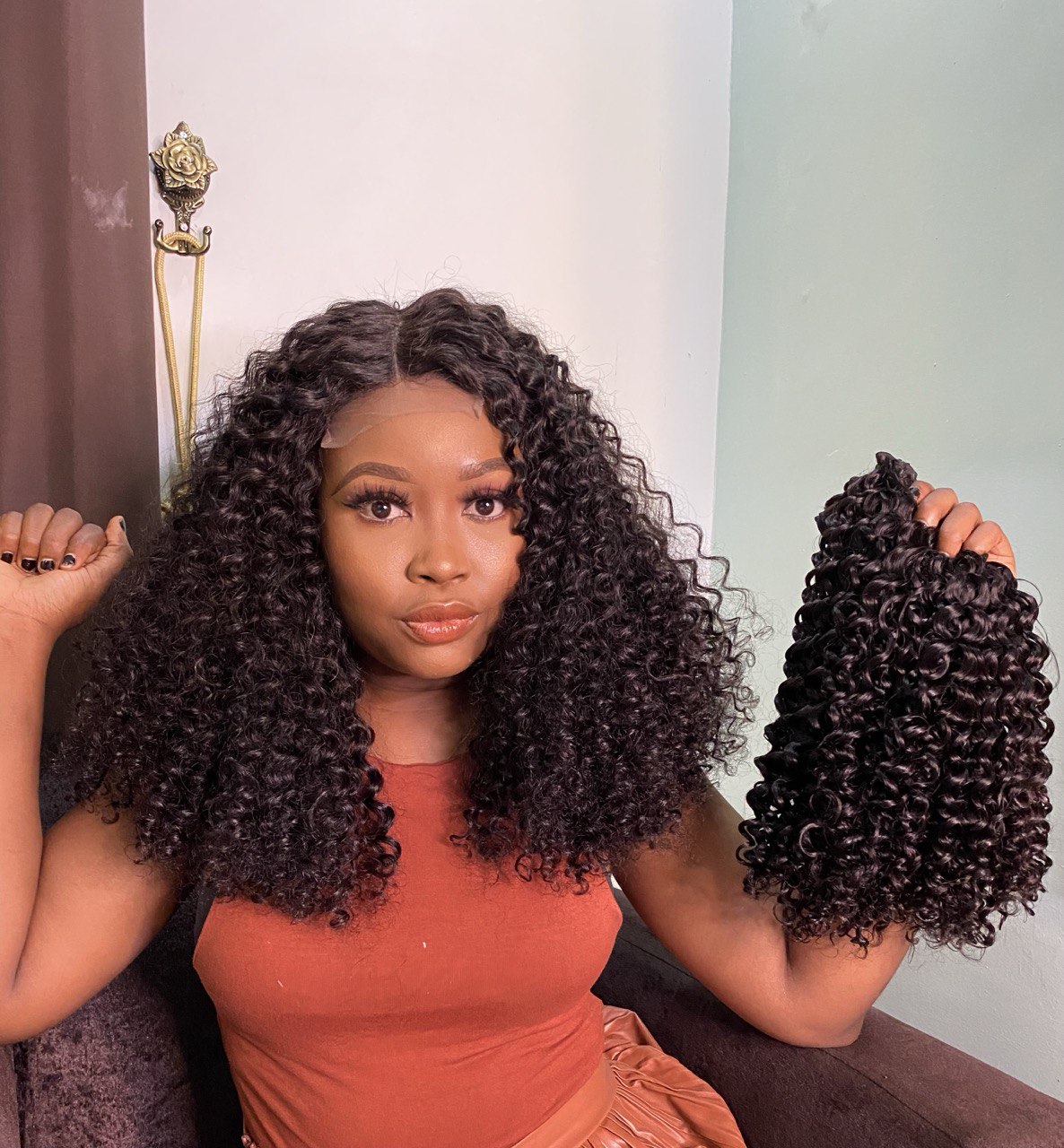 Super Double Drawn Royal Curls + 4x4 Closure (240g - 3 bundles)