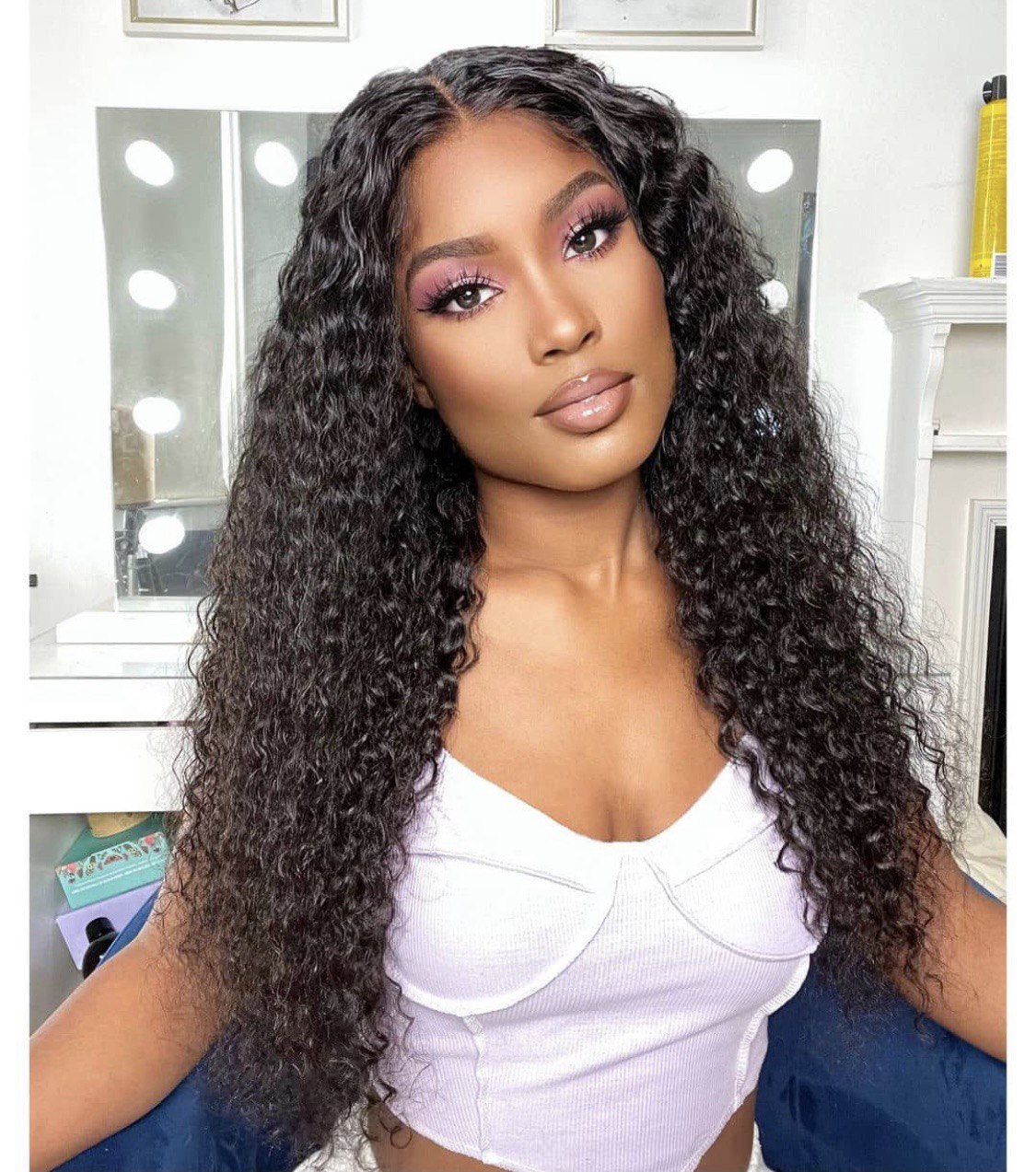 Cambodian Deep Waves with Free Closure Wig