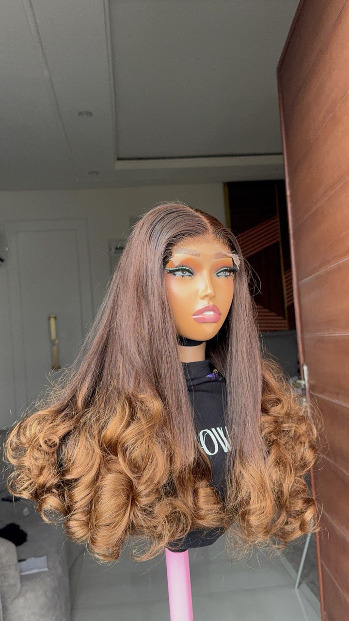 26” SDD PEARL WAVY HD 5X5 CLOSURE WIG