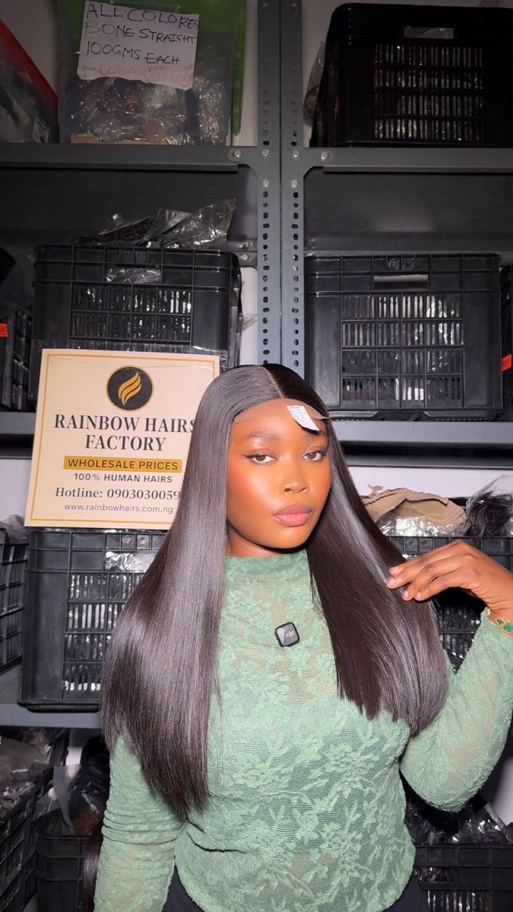 20” SDD Vietnam bone straight bundles + 18” 2*4 Kim k closure