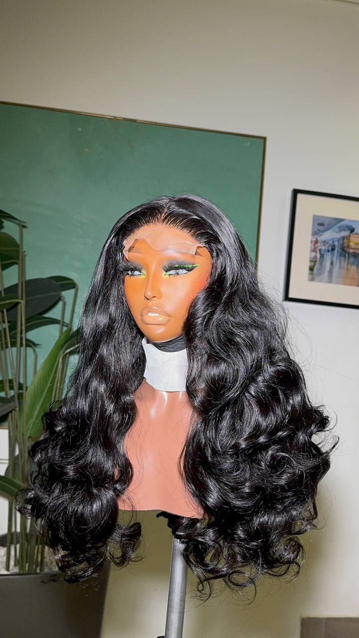 TYW33: 22” SDD SUPERFULL CHANEL BOUNCY WAVE 5X5 WIG (330g)