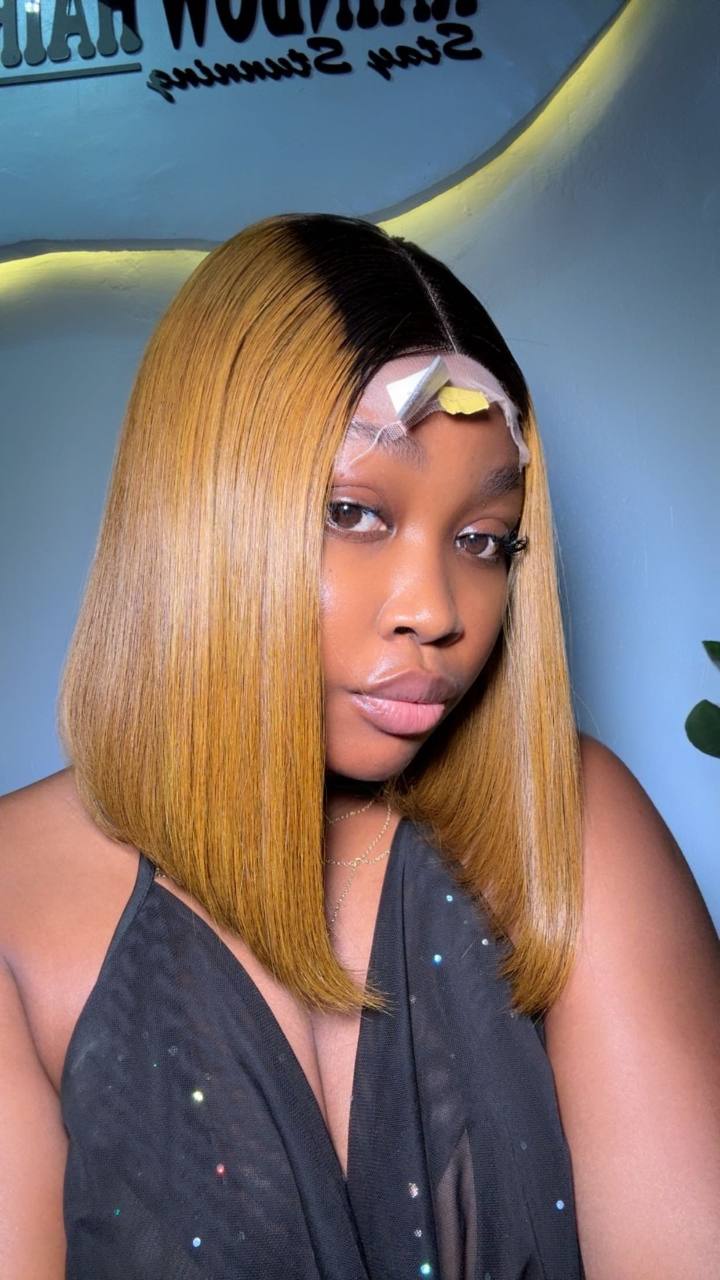 TYS31: SDD VIETNAM RAW DONOR FENDI BONE STRAIGHT 2X4 KIM K WIG