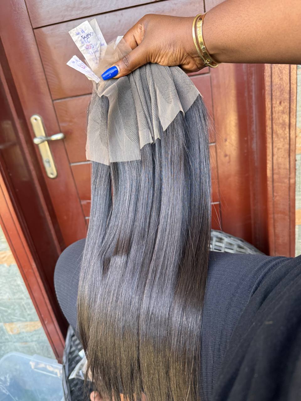 TYS46: SDD KIM K CLOSURE FOR RAW VIETNAM BONE STRAIGHT