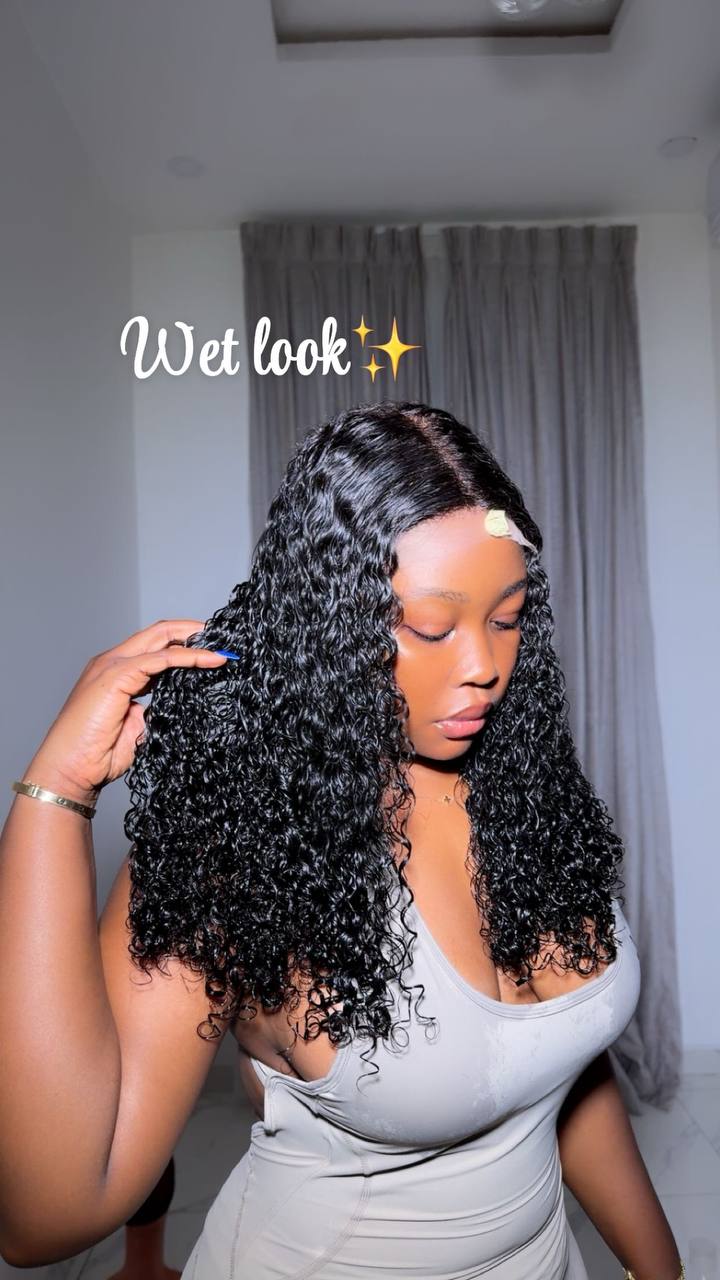 TYC4: SDD RAW VIETNAM PIXIE CURLS + 5X5 CLOSURE (MIXED LENGTH)
