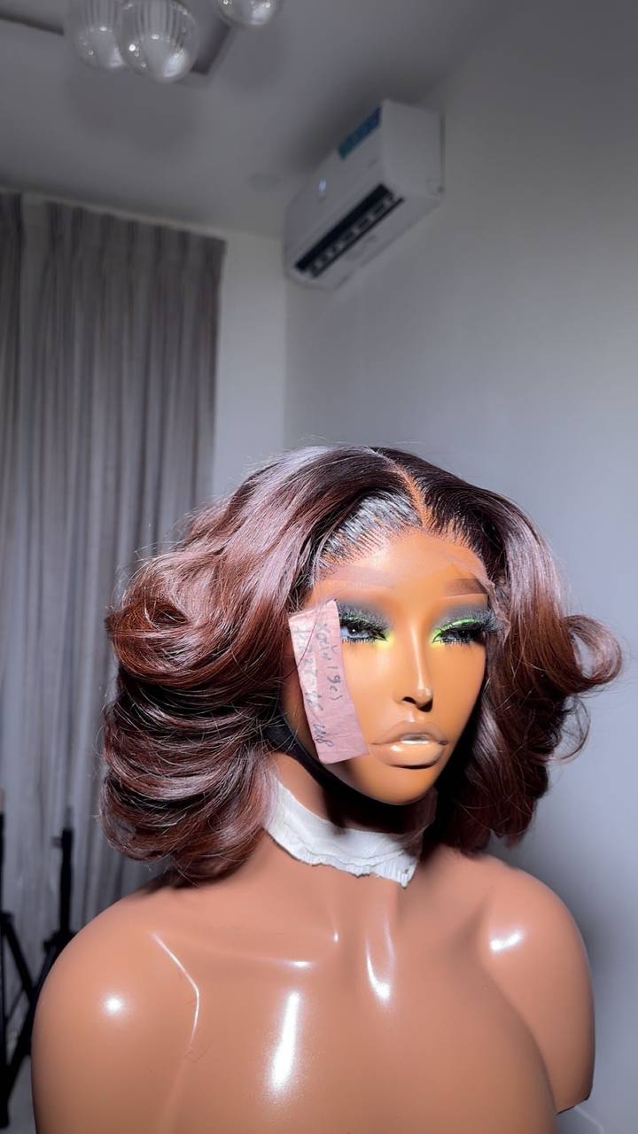 TYW4: SDD RAW VIETNAM DONOR COCOA BOUNCY 5X5 WIG