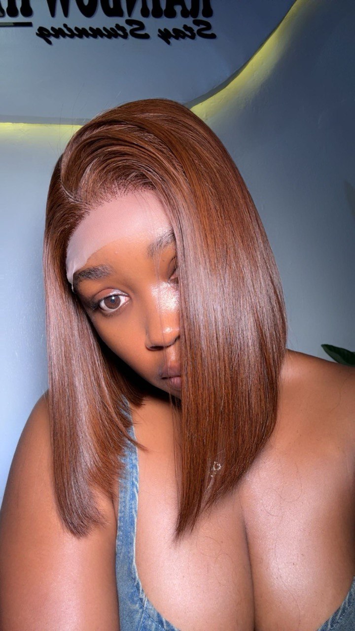 TYS25: SDD VIETNAM RAW DONOR COFFEE BONE STRAIGHT 5X5 WIG