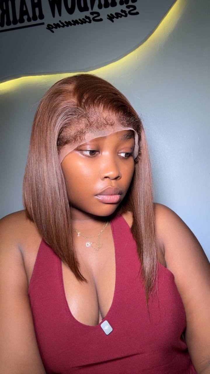 TYS24: 10” SDD VIETNAM RAW DONOR COFFEE BONE STRAIGHT FULL FRONTAL WIG