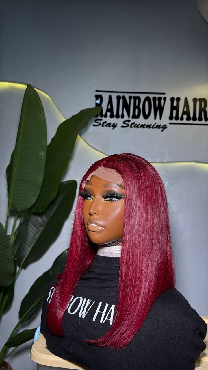 WB5 - Raw Virgin S-Thick Student Blunt Bob T4x4 Wig