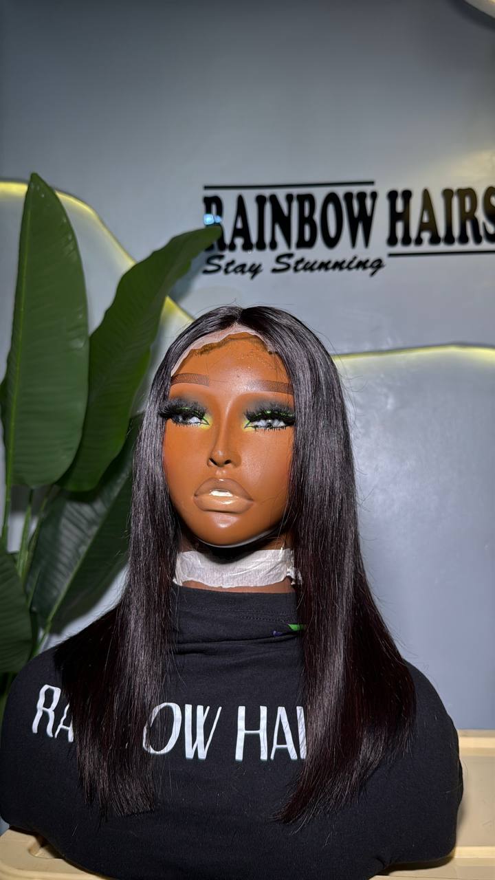 WB3 - Raw Virgin S-Thick Student Blunt Bob T4x4 Wig