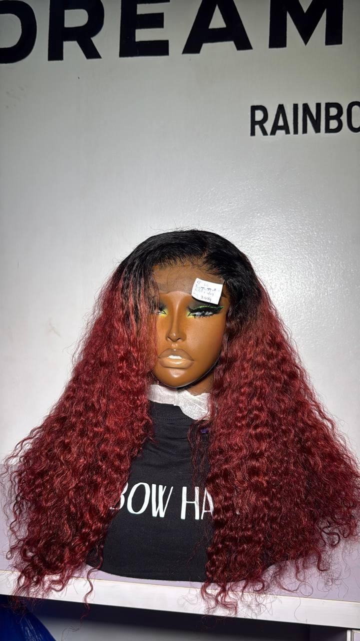 WB65 - Superfull Burgundy Allure + 4x4 Closure Wig