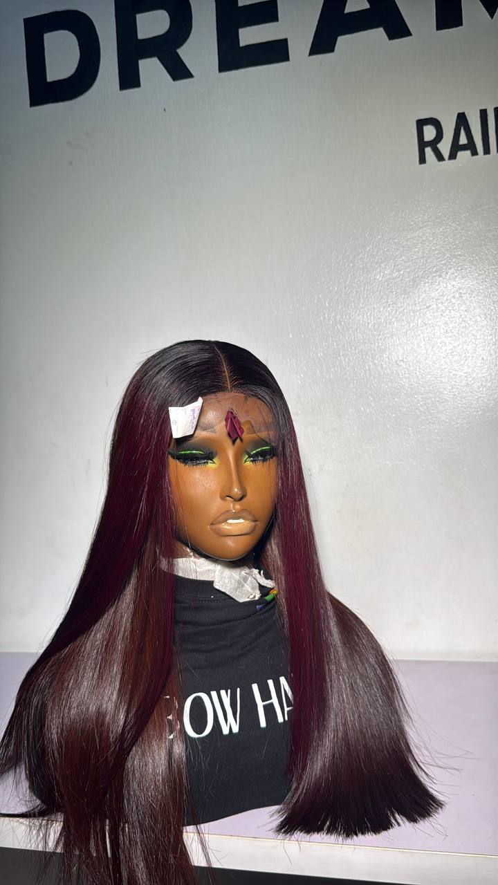 WB53 - SDD Raw vietnam Summer Bone Straight 2x4 kim k wig