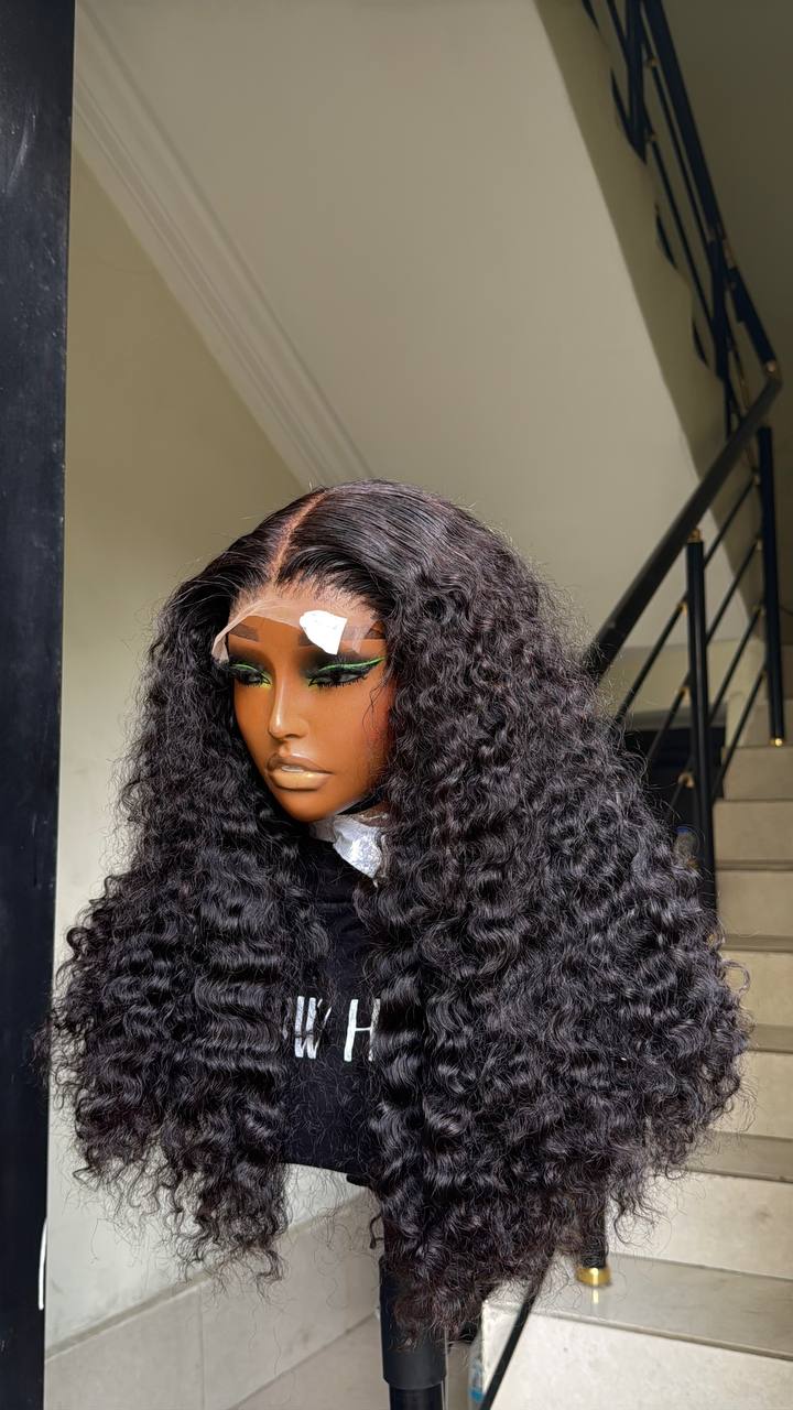 WB30 - SDD Pixie curls 4x4 closure wig