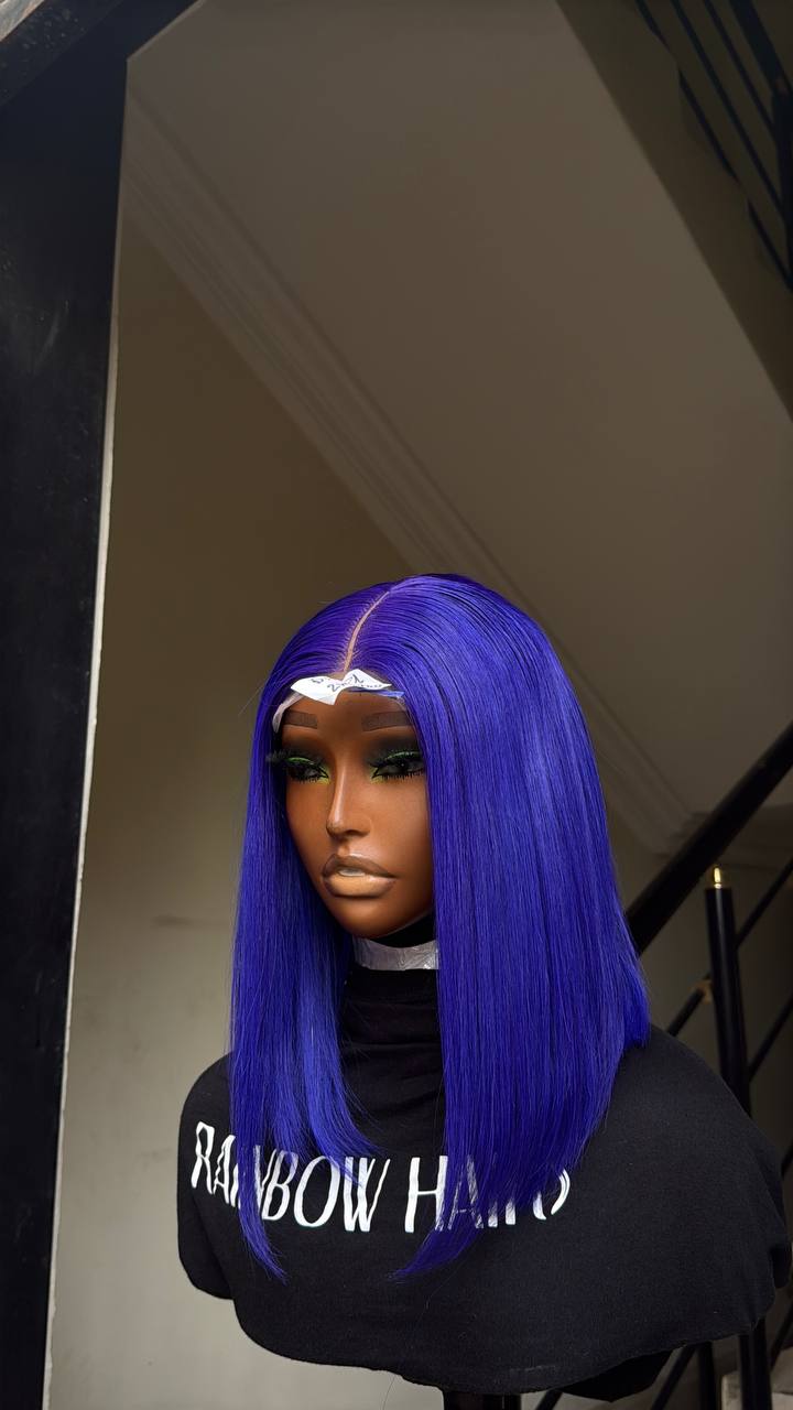WB41 - SDD Vietnam Violet/Blue Bone Straight 2x4 wig