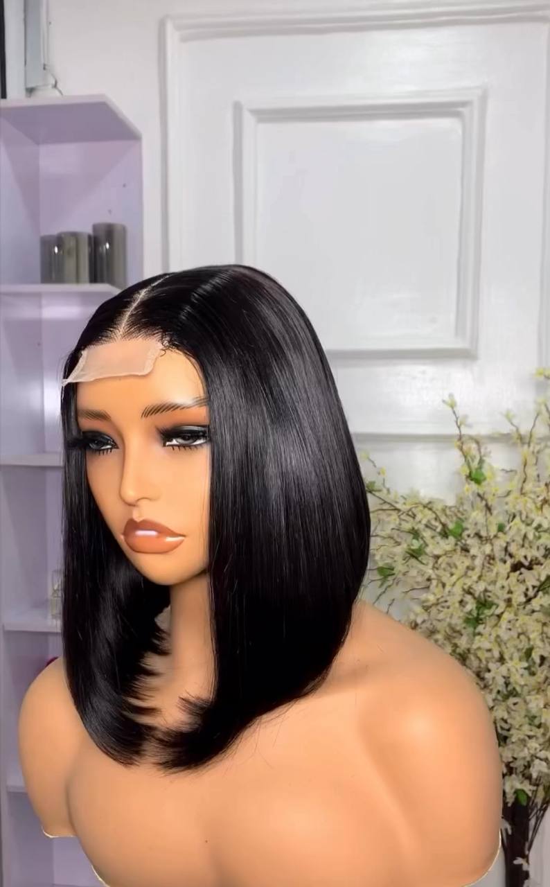 WB67 - Demure Kim K Blunt Bob Wig