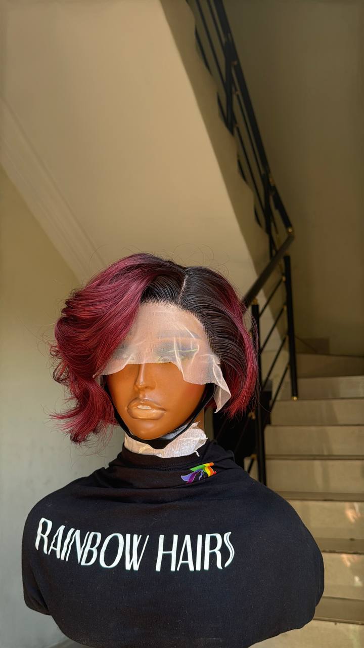 WB2 - Raw Virgin Boss Cut T-frontal wig