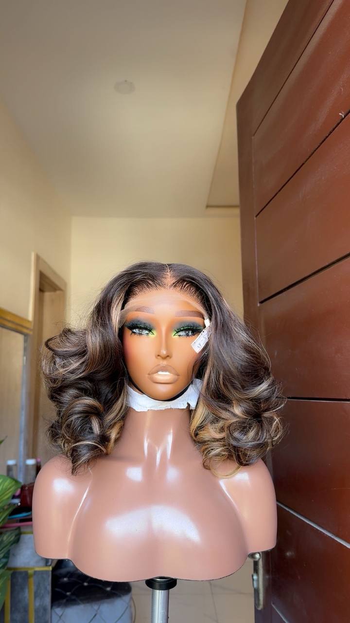 12" SDD Raw Donor Baddie 5x5 Bouncy Wig