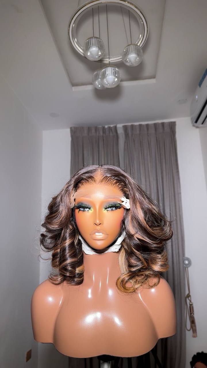 12" SDD Raw Donor Baddie 5x5 Bouncy Wig