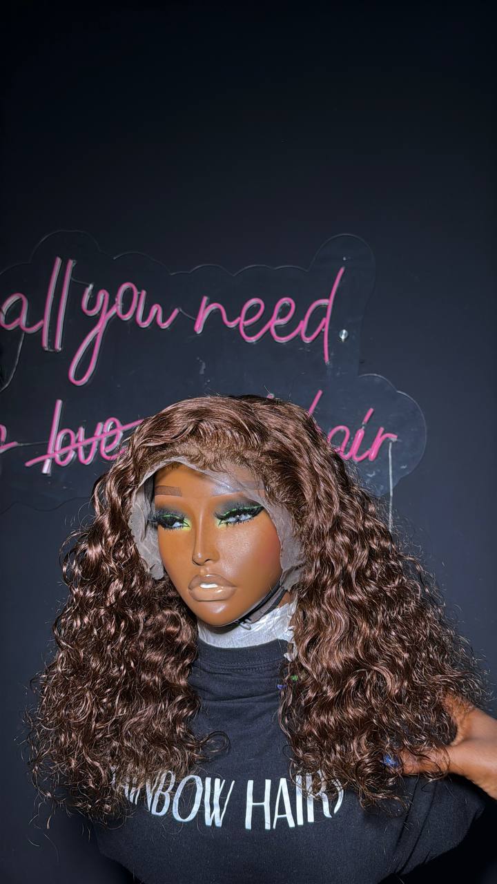 DOUBLE DRAWN VIRGIN DEEP CURLY WIG
