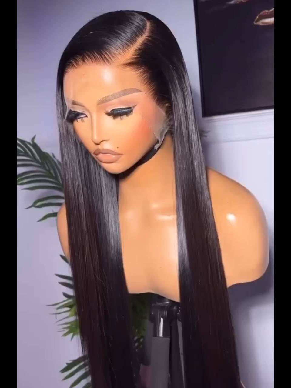 RAW DONOR NATURAL SILVER SILKY STRAIGHT + HD 13X4
